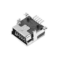 MINI USB 5P母座B Type 短体SMT前插后贴式