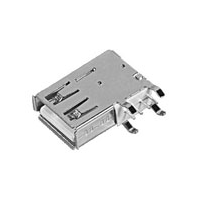 USB A母座90°侧插长体